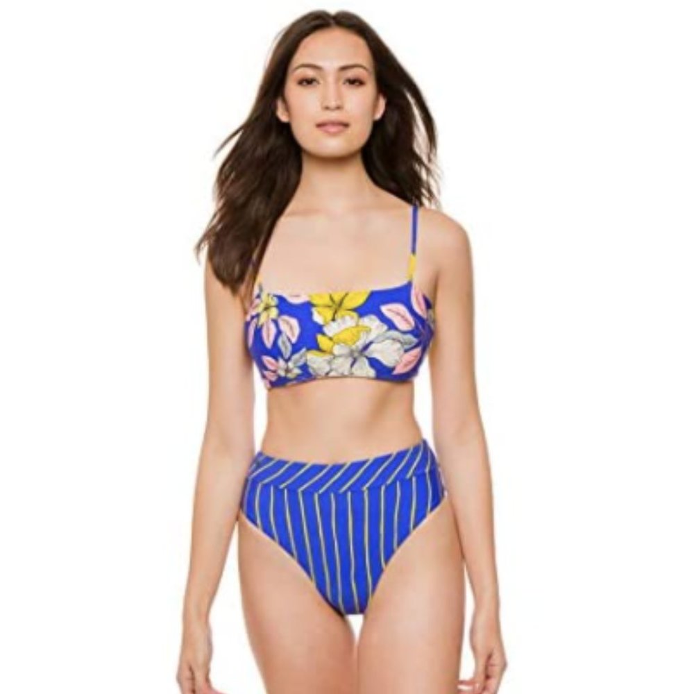 Maaji Lorlei Top - Sea Salt Skies - Reversible Bikini Top